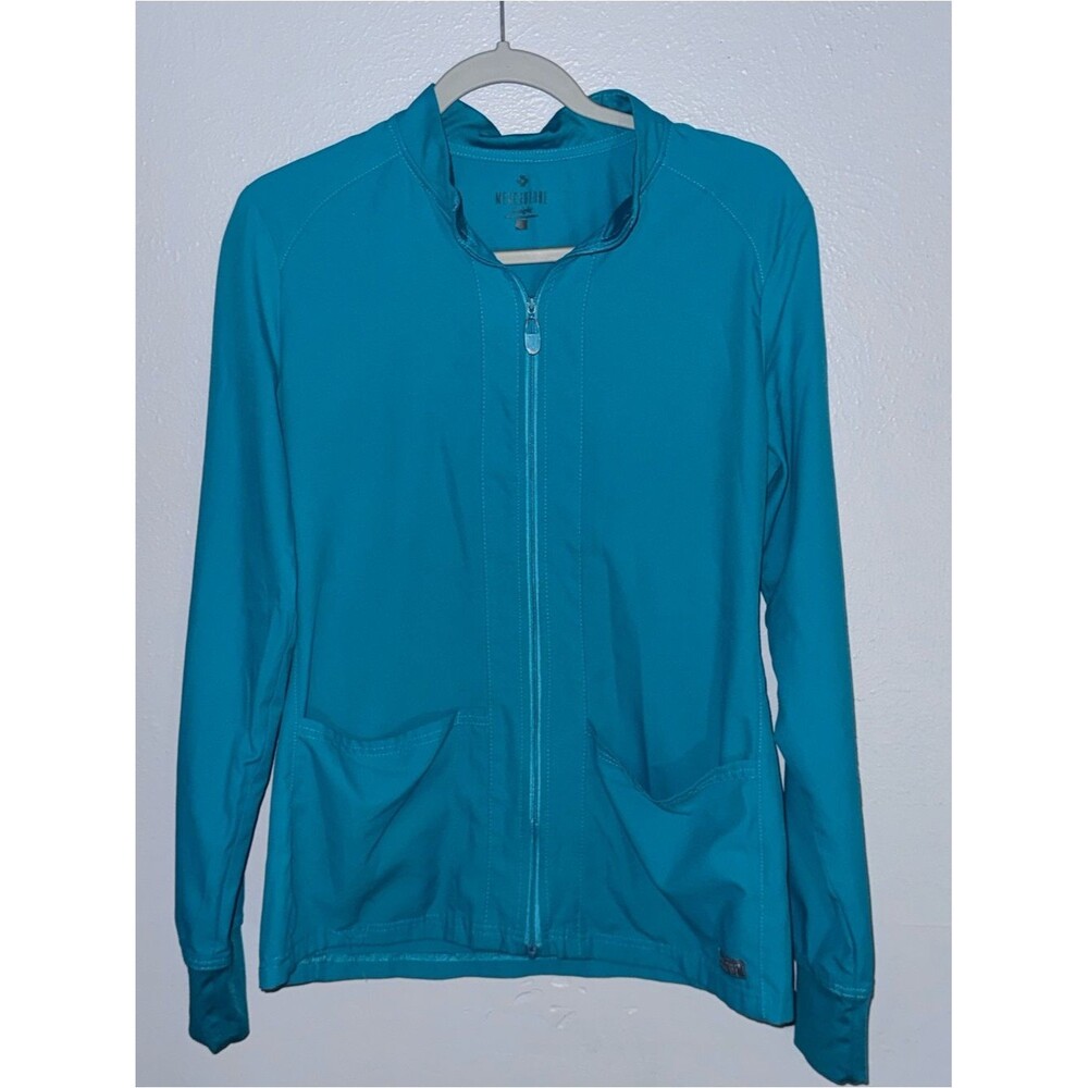 Women’s Teal Zip-Up scrub Jacket